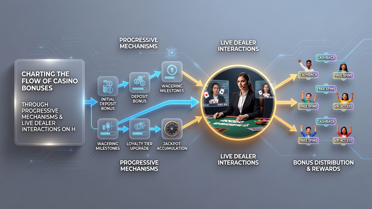 Live-Dealer-Interaktionen und progressive Bonus-Trigger auf mobilen Endgeräten