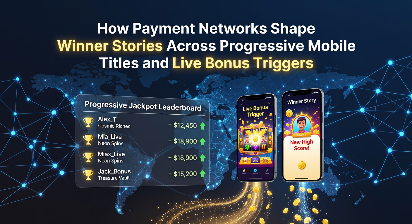 Zahlungsnetzwerke und mobile progressive Spiele mit Live-Bonus-Triggern